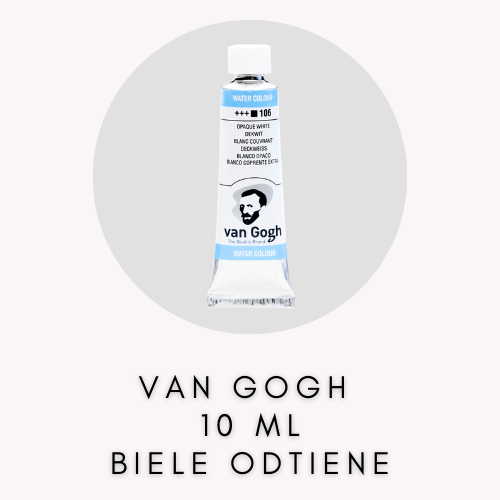 VAN GOGH 10 ML BIELE ODTIENE