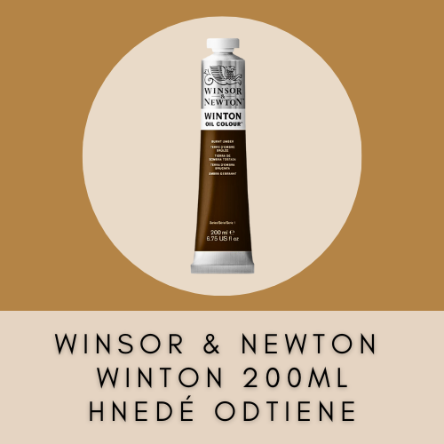 WINSOR & NEWTON WINTON 200 ML HNEDÉ ODTIENE