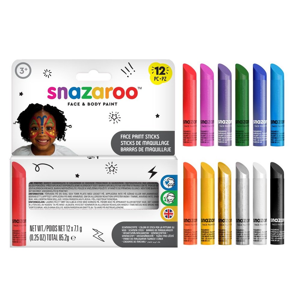 Produkt MAKE UP TYČINKY - SNAZAROO - SADA 12 KS