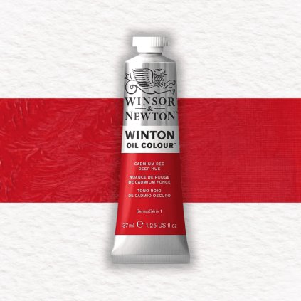 OLEJOVÁ FARBA - WINSOR & NEWTON - WINTON - 37 ML | CADMIUM RED DEEP HUE