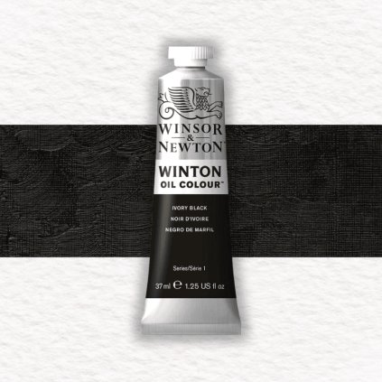 OLEJOVÁ FARBA - WINSOR & NEWTON - WINTON - 37 ML | IVORY BLACK
