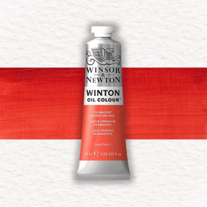 OLEJOVÁ FARBA - WINSOR & NEWTON - WINTON - 37 ML | PERMANENT GERANIUM LAKE