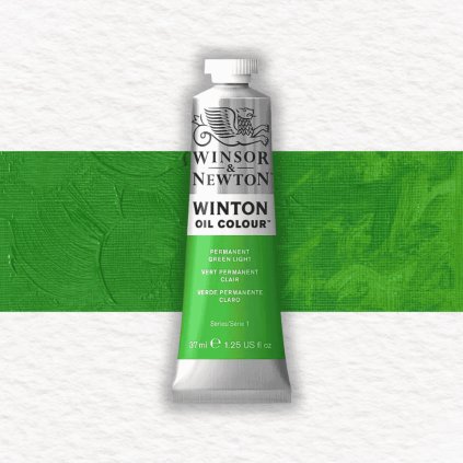 OLEJOVÁ FARBA - WINSOR & NEWTON - WINTON - 37 ML | PERMANENT GREEN LIGHT