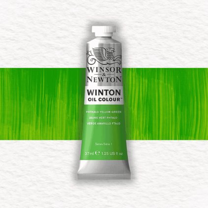 OLEJOVÁ FARBA - WINSOR & NEWTON - WINTON - 37 ML | PHTHALO YELLOW GREEN
