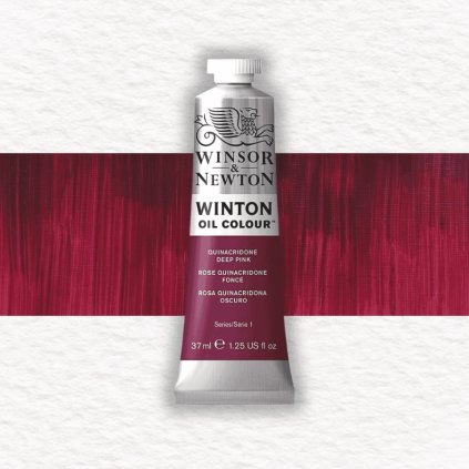 OLEJOVÁ FARBA - WINSOR & NEWTON - WINTON - 37 ML | QUINACRIDONE DEEP PINK