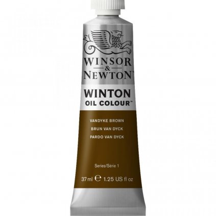 OLEJOVÁ FARBA - WINSOR & NEWTON WINTON -37 ML - VANDYKE BROWN