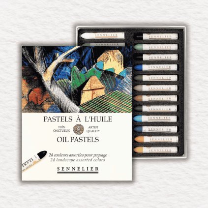 OLEJOVÉ PASTELY - SENNELIER - LANDSCAPE | 24 KS