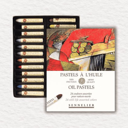 OLEJOVÉ PASTELY - SENNELIER - STILL LIFE | 24 KS