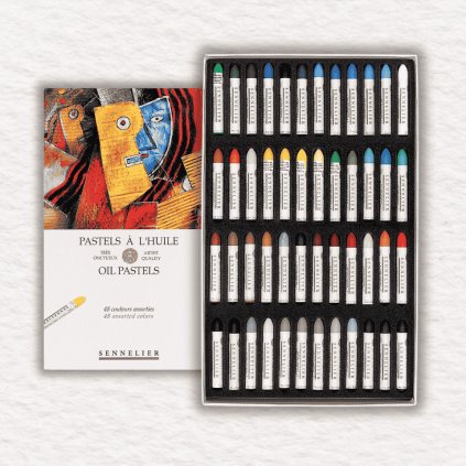 OLEJOVÉ PASTELY - SENNELIER - ASSORTED | 48 KS