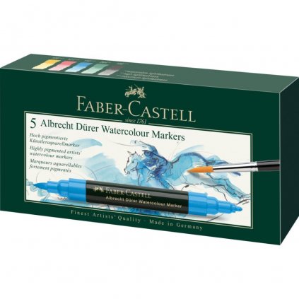 AKVARELOVÝ MARKER - FABER CASTELL - ALBRECHT DÜRER - SADA 5 KS