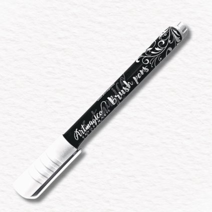 AKRYLOVÝ MARKER - ARTMAGICO - BRUSH PEN | 1-3 MM | WHITE