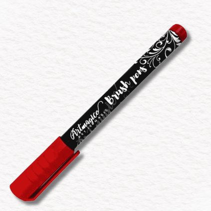 AKRYLOVÝ MARKER - ARTMAGICO - BRUSH PEN | 1-3 MM | RED