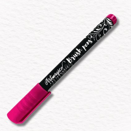 AKRYLOVÝ MARKER - ARTMAGICO - BRUSH PEN | 1-3 MM | PINK
