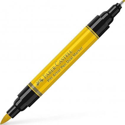 ATRAMENTOVÝ MARKER - FABER CASTELL - PITT ARTIST DUAL PEN - 107 CADMIUM YELLOW