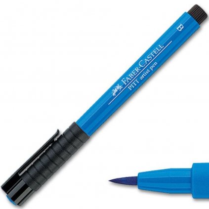 ATRAMENTOVÝ MARKER - FABER CASTELL - PITT ARTIST BRUSH PEN - 110 PHTHALO BLUE