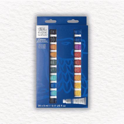 Winsor & Newton Cotman akvarelová sada | 20x5 ml