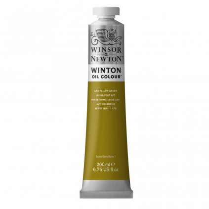 WINSOR & NEWTON WINTON - OLEJOVÁ FARBA - 200 ML - AZO YELLOW GREEN