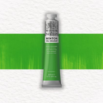 OLEJOVÁ FARBA - WINSOR & NEWTON - WINTON - 200 ML | PHTHALO YELLOW GREEN