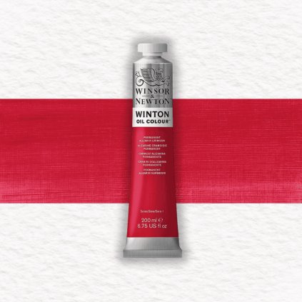 OLEJOVÁ FARBA - WINSOR & NEWTON - WINTON - 200 ML | PERMANENT ALIZARIN CRIMSON
