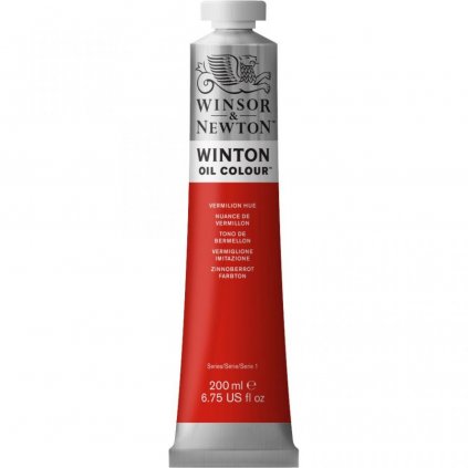 WINSOR & NEWTON WINTON - OLEJOVÁ FARBA - 200 ML - VERMILION HUE