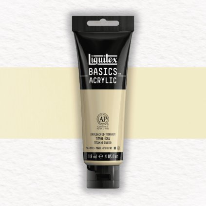 AKRYLOVÁ FARBA - LIQUITEX - BASICS ACRYLIC - 118 ML | 434 UNBLEACHED TITANIUM