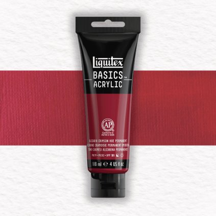 AKRYLOVÁ FARBA - LIQUITEX - BASICS ACRYLIC - 118 ML | 116 ALIZARIN CRIMSON HUE PERMANENT