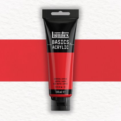AKRYLOVÁ FARBA - LIQUITEX - BASICS ACRYLIC - 118 ML | 292 NAPHTHOL CRIMSON