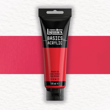 AKRYLOVÁ FARBA - LIQUITEX - BASICS ACRYLIC - 118 ML | 415 PRIMARY RED