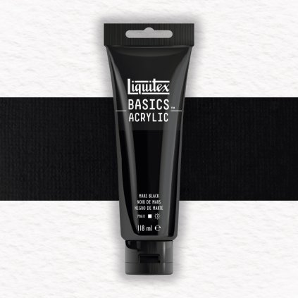 AKRYLOVÁ FARBA - LIQUITEX - BASICS ACRYLIC - 118 ML | 276 MARS BLACK