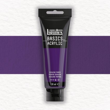 AKRYLOVÁ FARBA - LIQUITEX - BASICS ACRYLIC - 118 ML | 186 DIOXAZINE PURPLE