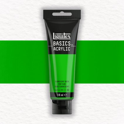 AKRYLOVÁ FARBA - LIQUITEX - BASICS ACRYLIC - 118 ML | 985 FLUORESCENT GREEN