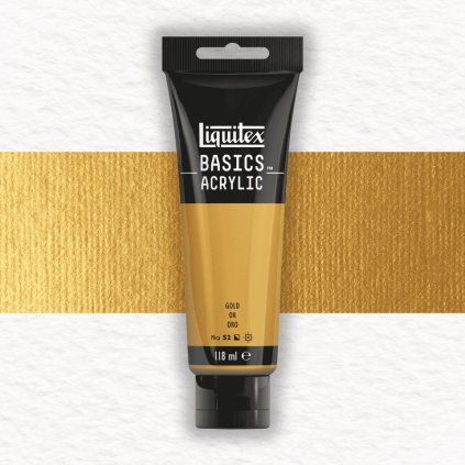 AKRYLOVÁ FARBA - LIQUITEX - BASICS ACRYLIC - 118 ML | 051 GOLD