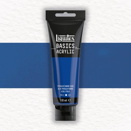 316 PHTHALOCYANIAKRYLOVÁ FARBA - LIQUITEX - BASICS ACRYLIC - 118 ML | 316 PHTHALOCYANINE BLUENE BLUE++