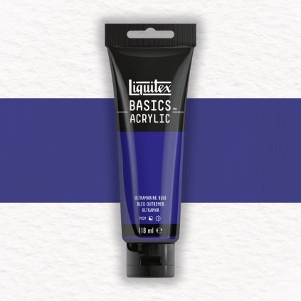 AKRYLOVÁ FARBA - LIQUITEX - BASICS ACRYLIC - 118 ML | 380 ULTRAMARINE BLUE