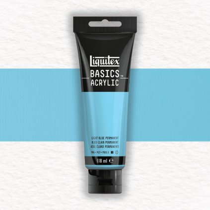 AKRYLOVÁ FARBA - LIQUITEX - BASICS ACRYLIC - 118 ML | 770 LIGHT BLUE PERMANENT
