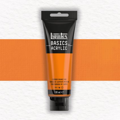 AKRYLOVÁ FARBA - LIQUITEX - BASICS ACRYLIC - 118 ML | 720 CADMIUM ORANGE HUE