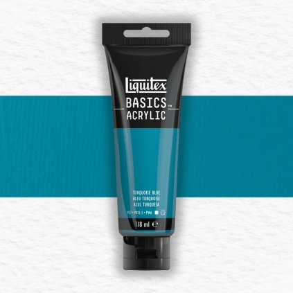 AKRYLOVÁ FARBA - LIQUITEX - BASICS ACRYLIC - 118 ML | 046 TURQUOISE BLUE