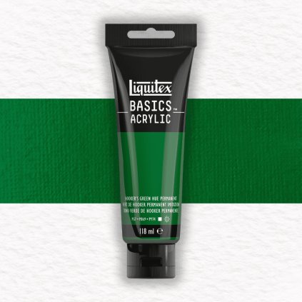 AKRYLOVÁ FARBA - LIQUITEX - BASICS ACRYLIC - 118 ML | 224 HOOKER'S GREEN HUE PERMANENT
