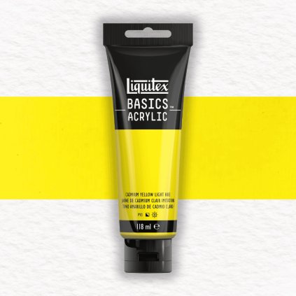 AKRYLOVÁ FARBA - LIQUITEX - BASICS ACRYLIC - 118 ML | 159 CADMIUM YELLOW LIGHT HUE