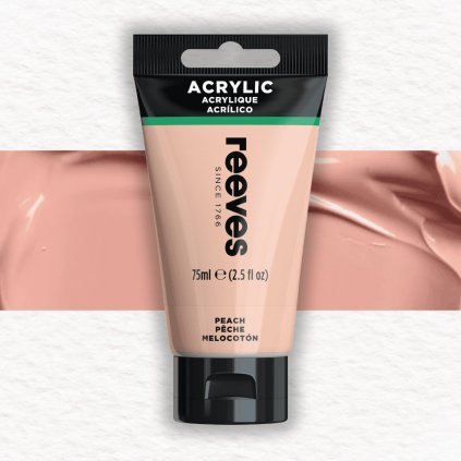 AKRYLOVÁ FARBA - REEVES - 75 ML | 06 PEACH