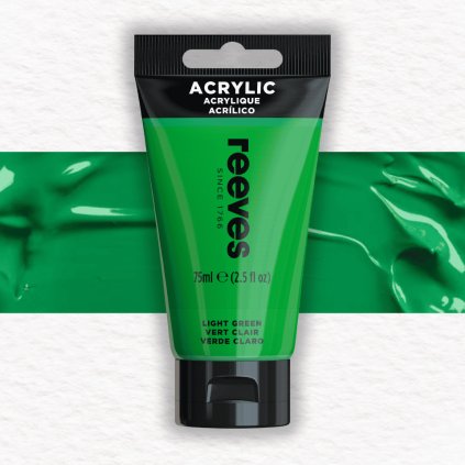 AKRYLOVÁ FARBA - REEVES - 75 ML | 12 LIGHT GREEN