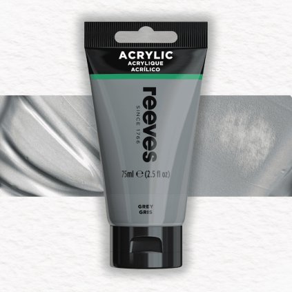 AKRYLOVÁ FARBA - REEVES - 75 ML | 14 GREY