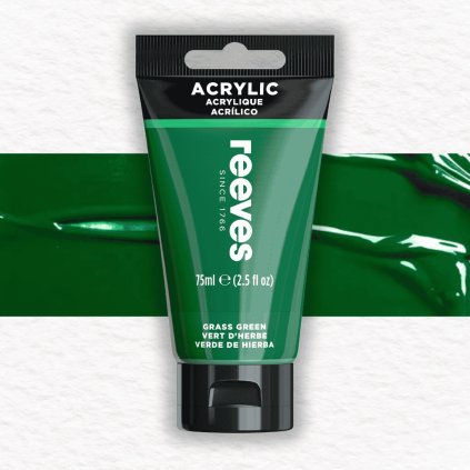 AKRYLOVÁ FARBA - REEVES - 75 ML | 11 GRASS GREEN