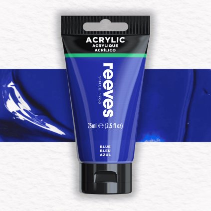 AKRYLOVÁ FARBA - REEVES - 75 ML | 08 BLUE