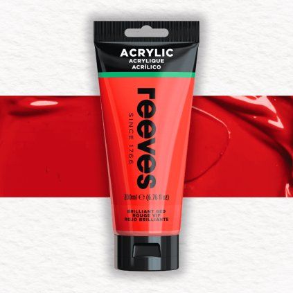 Reeves akrylová farba 200 ml | Briliant Red
