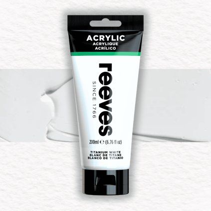 Reeves akrylová farba 200 ml | Titanium White