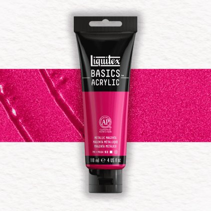 AKRYLOVÁ FARBA - LIQUITEX - BASICS ACRYLIC - 118 ML | 342 METALLIC MAGENTA