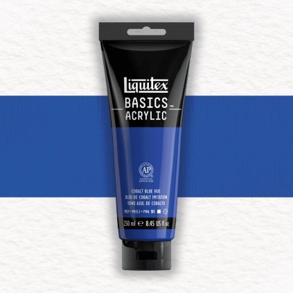 AKRYLOVÁ FARBA - LIQUITEX - BASICS ACRYLIC - 250 ML | 381 COBALT BLUE HUE