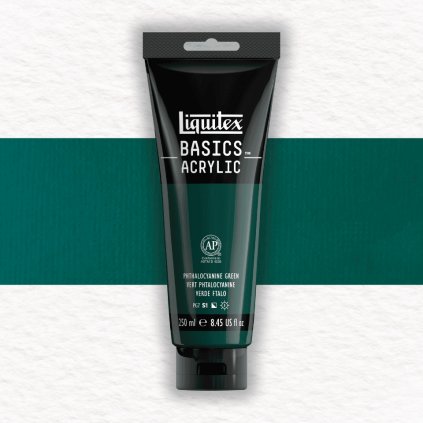 AKRYLOVÁ FARBA - LIQUITEX - BASICS ACRYLIC - 250 ML | 317 PHTHALOCYANINE GREEN