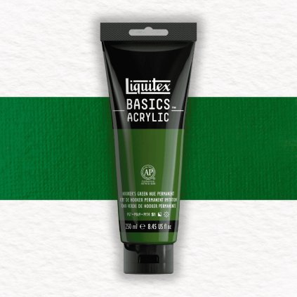 AKRYLOVÁ FARBA - LIQUITEX - BASICS ACRYLIC - 250 ML | 224 HOOKER'S GREEN HUE PERMANENT